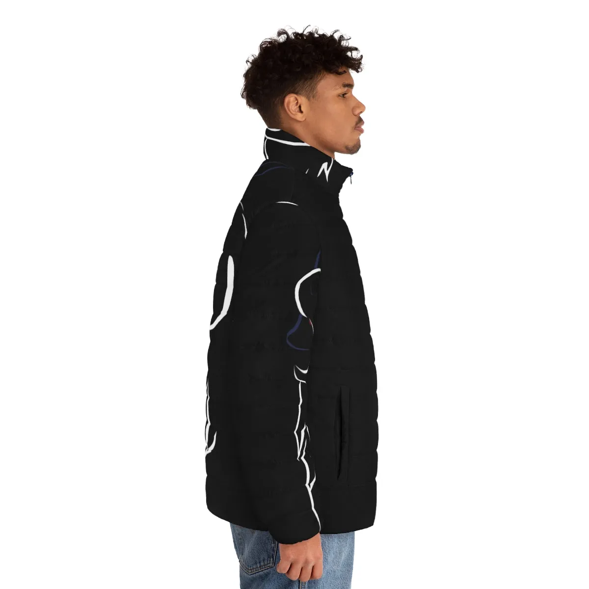 Absol Flow Puffer Jacket - Warm and Stylish Dark Type Pokémon Inspired Outerwear