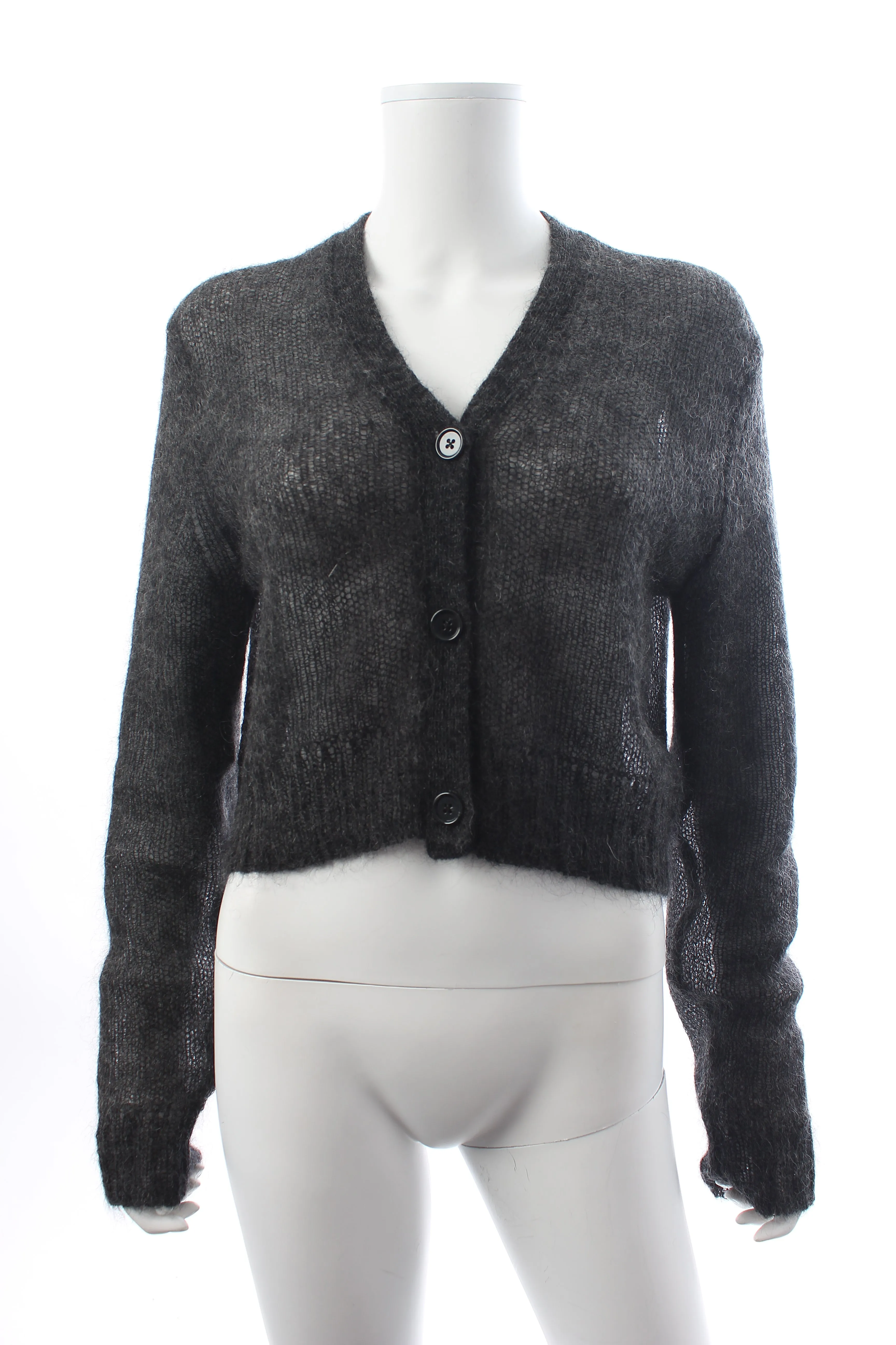 Acne Studios Mohair Cropped Cardigan