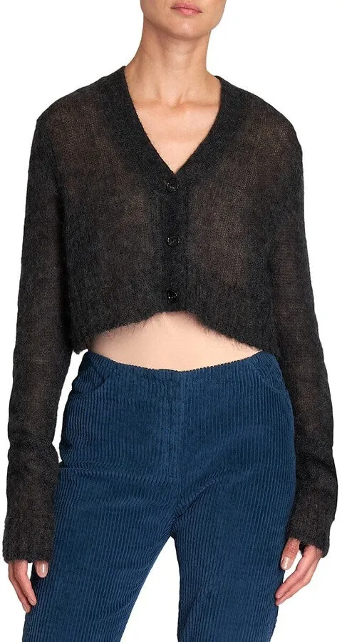 Acne Studios Mohair Cropped Cardigan