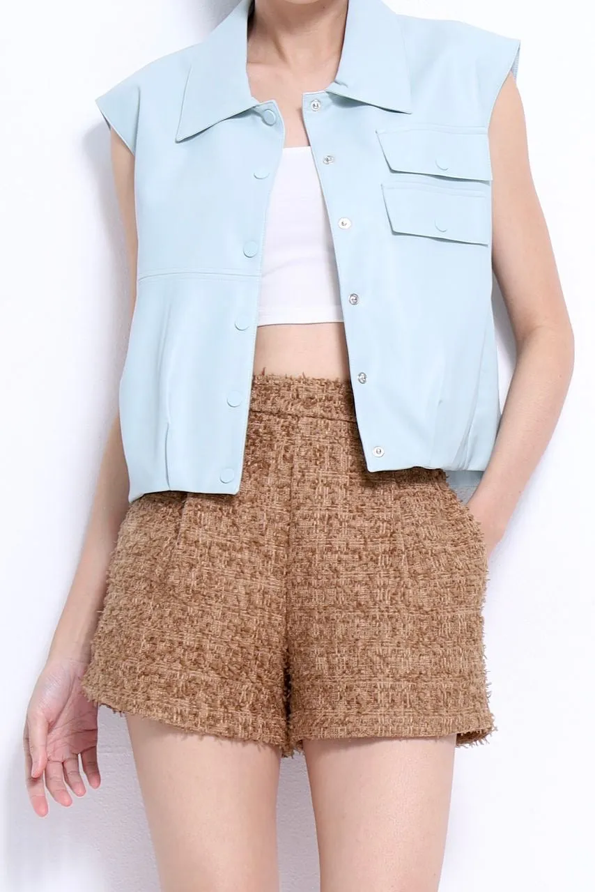 Alia Tailored Tweed Shorts