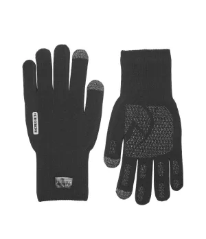 ANMER WATERPROOF ALL WEATHER ULTRA GRIP KNITTED GLOVE - BLACK