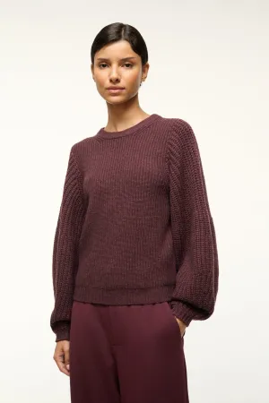 AURA SWEATER | MERLOT