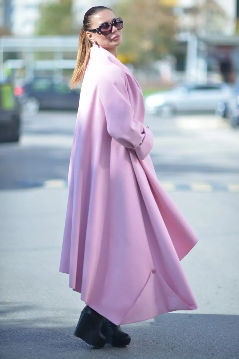 Baby Pink Winter Loose Coat RENATA