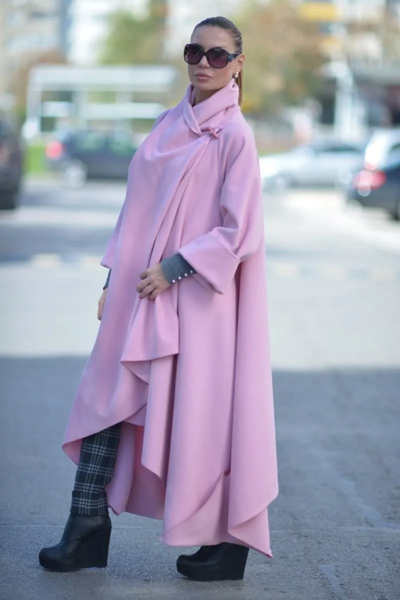 Baby Pink Winter Loose Coat RENATA