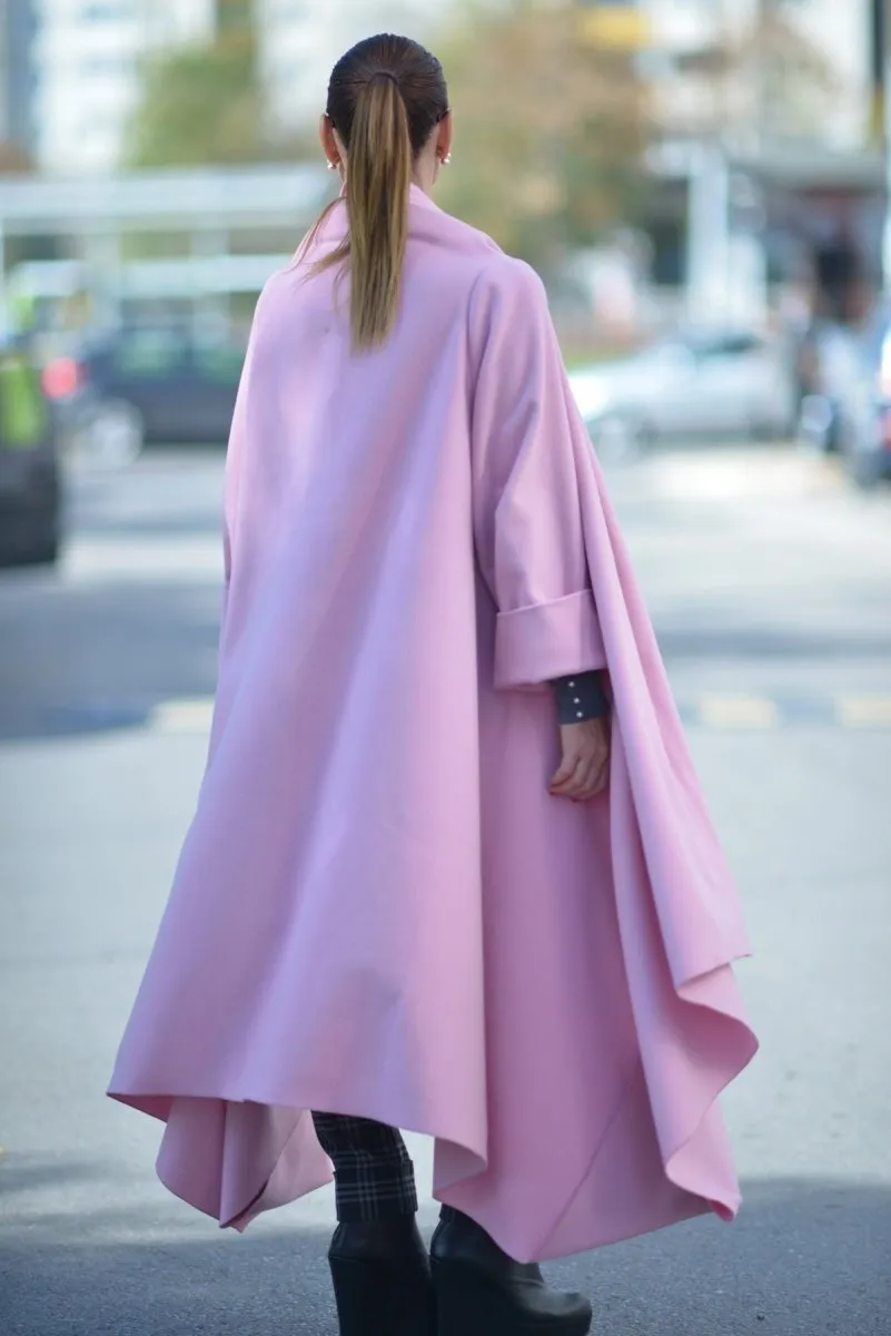 Baby Pink Winter Loose Coat RENATA