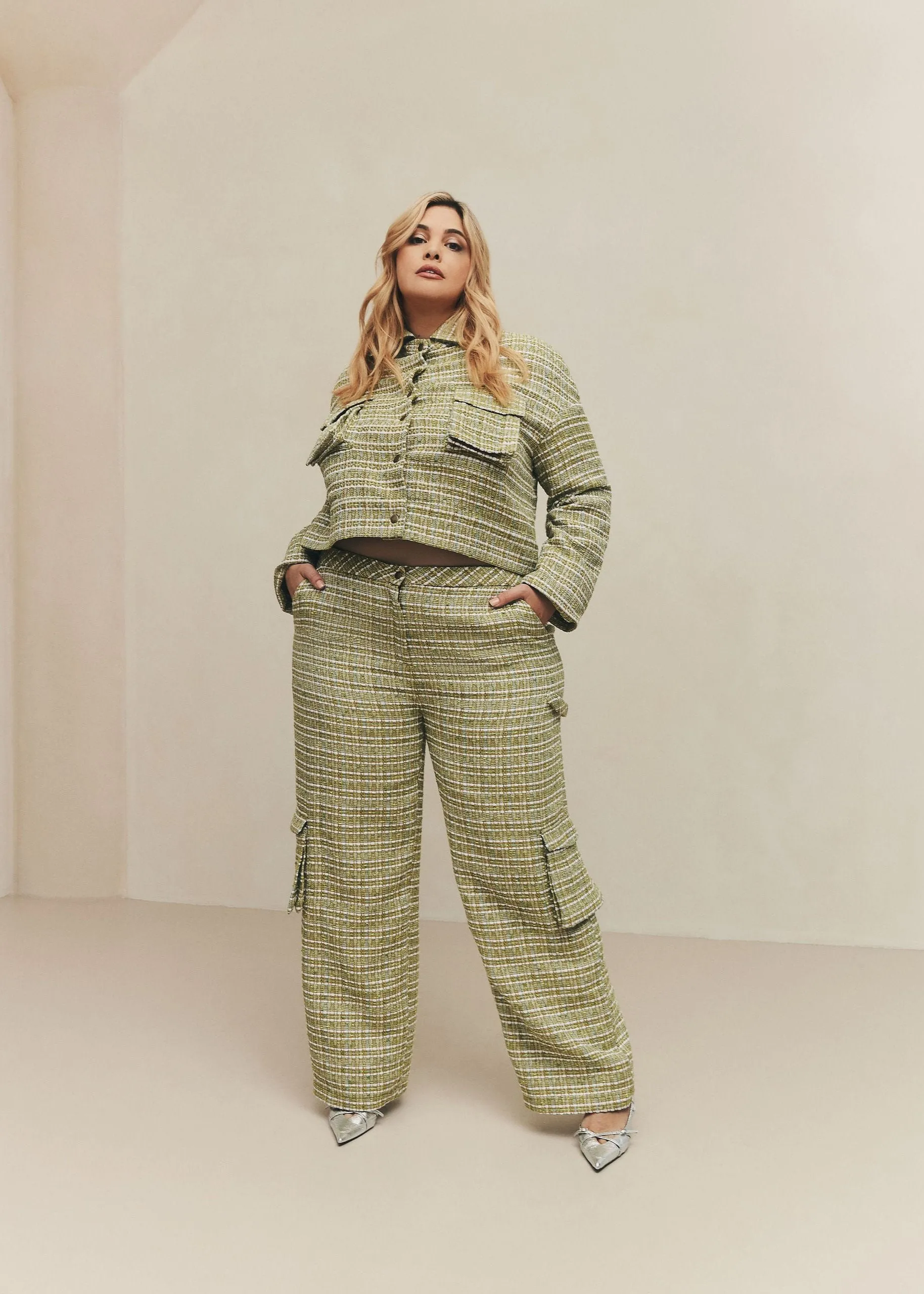 Barbie® Tweed Cargo Pant