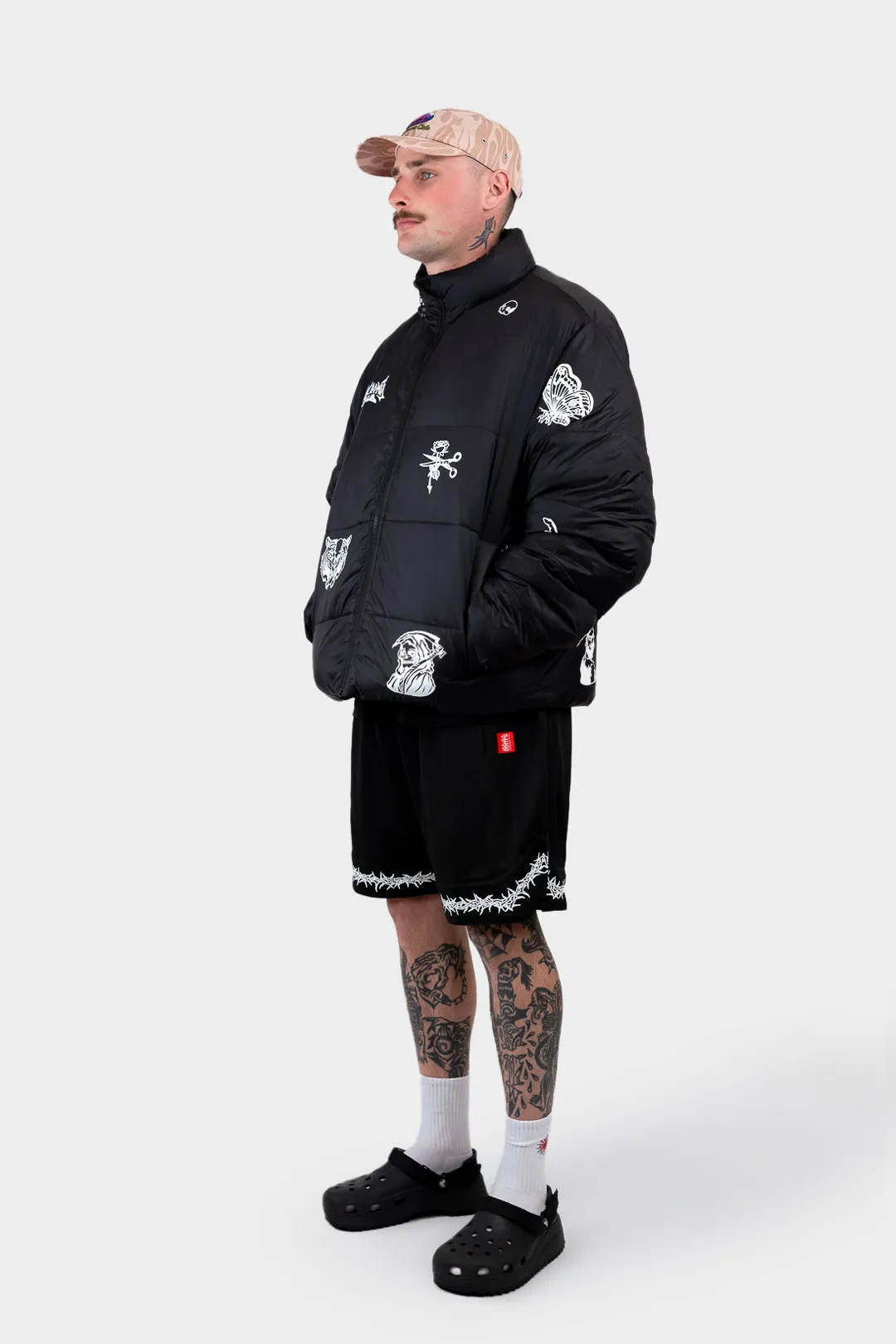 Club Ink Reversible Puffer Jacket