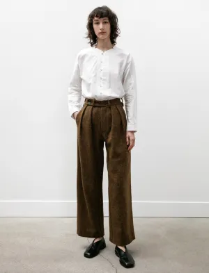 Donegal Pleated Trousers Cascade