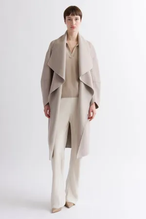 DOUBLE FACE WRAP COAT