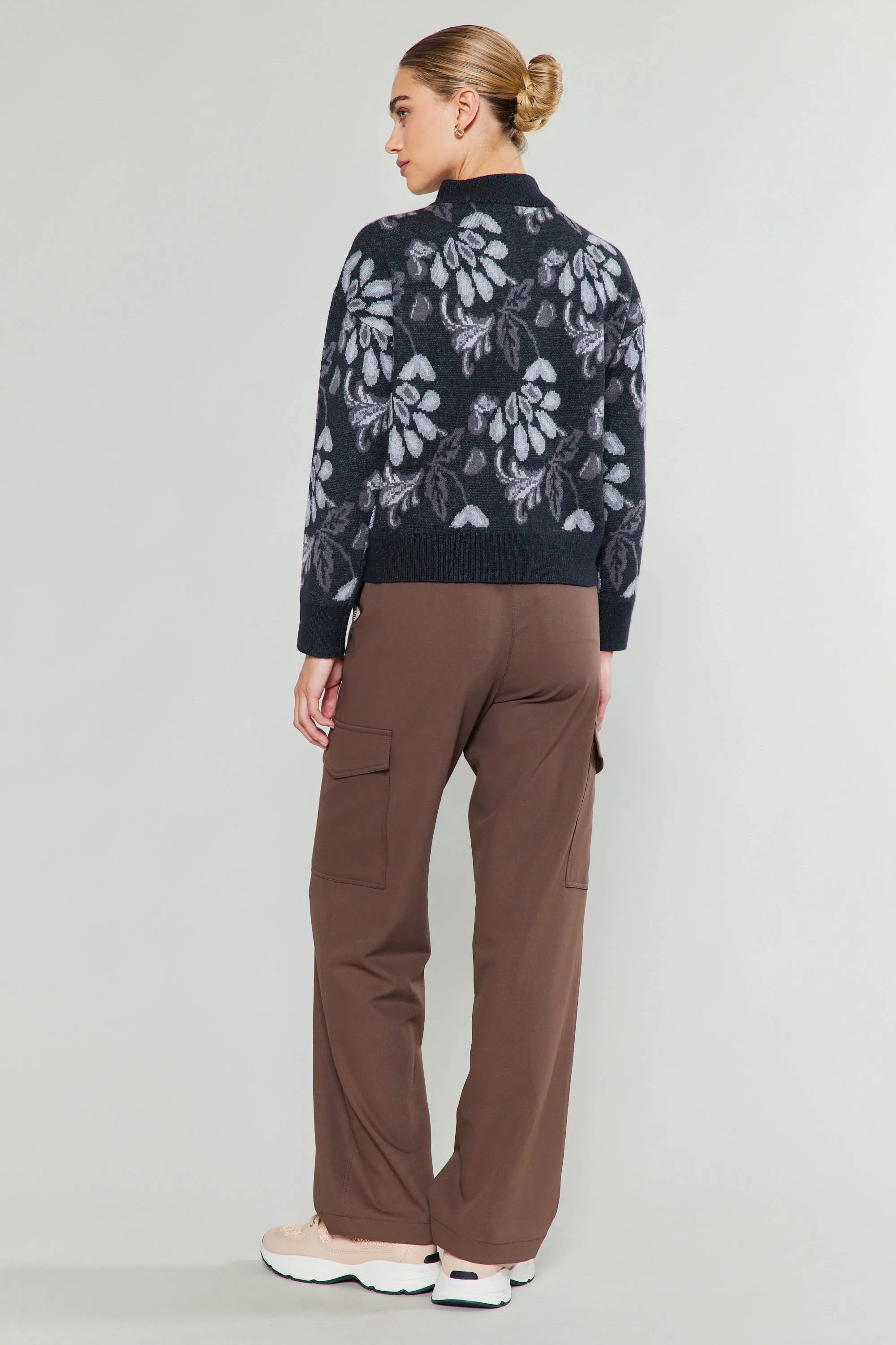 Floral Jacquard Sweater