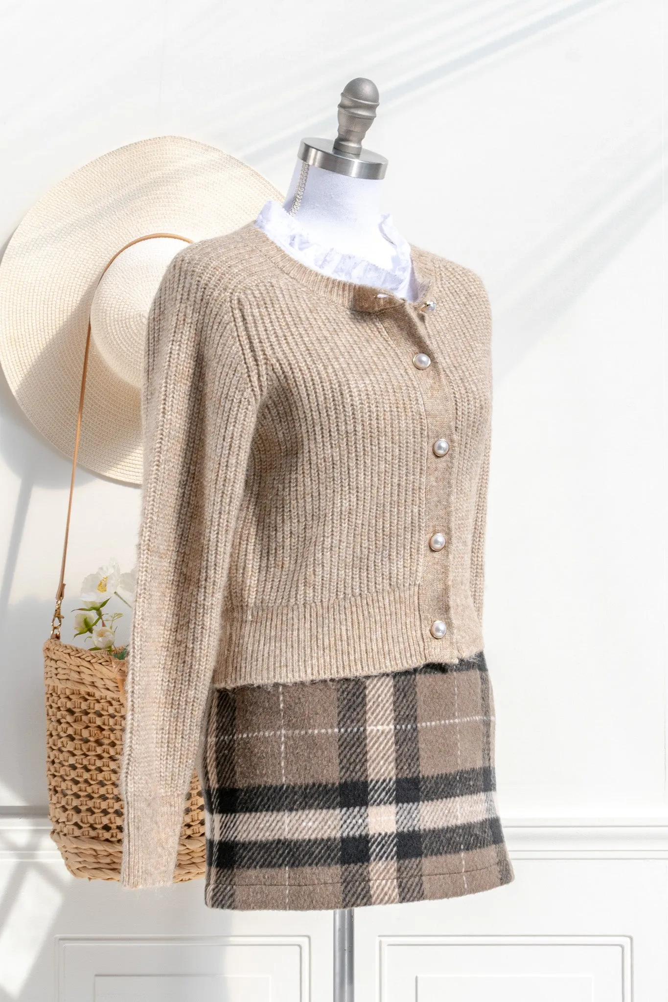 Isobel Pearl Button Cardigan