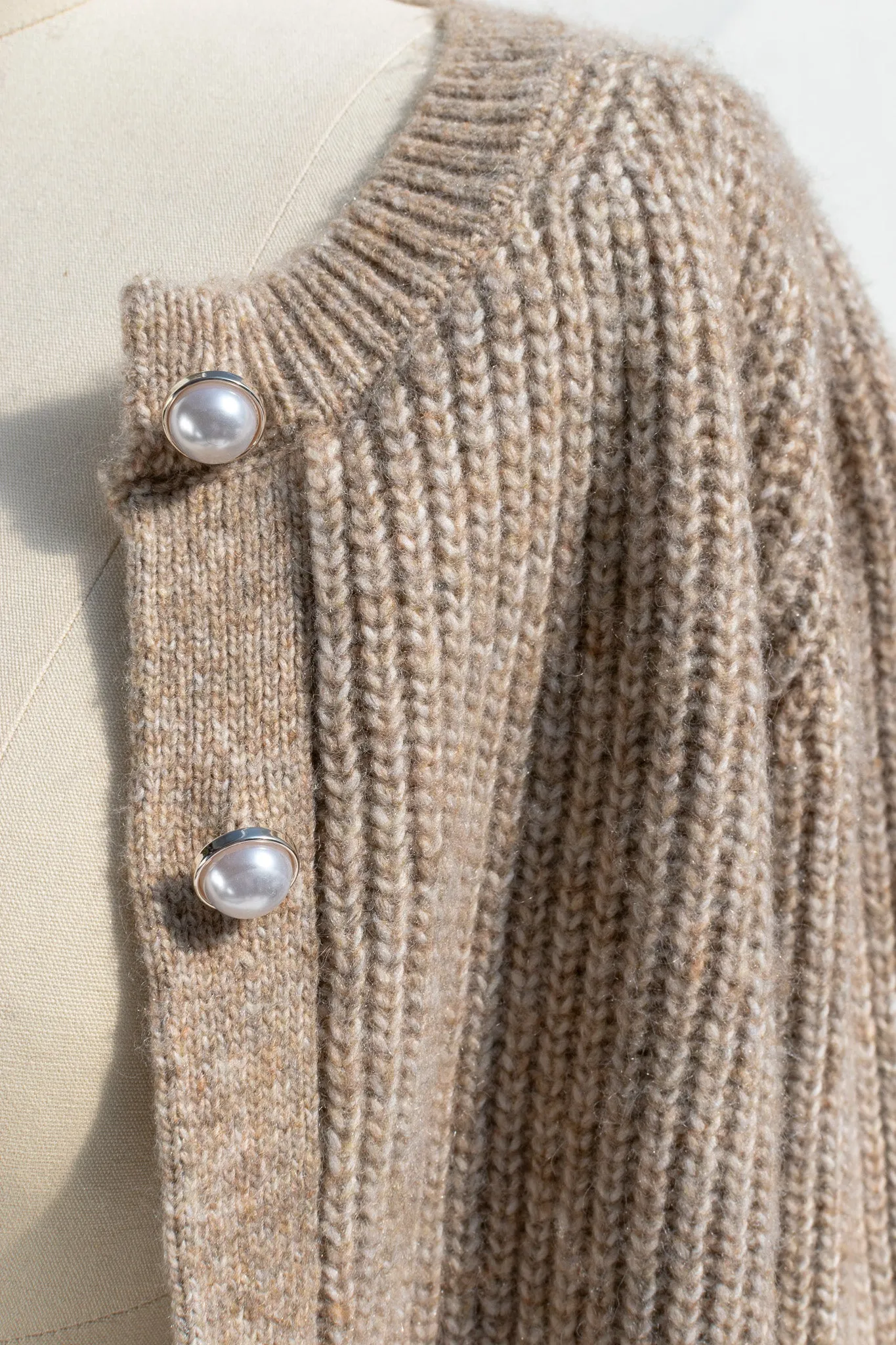 Isobel Pearl Button Cardigan