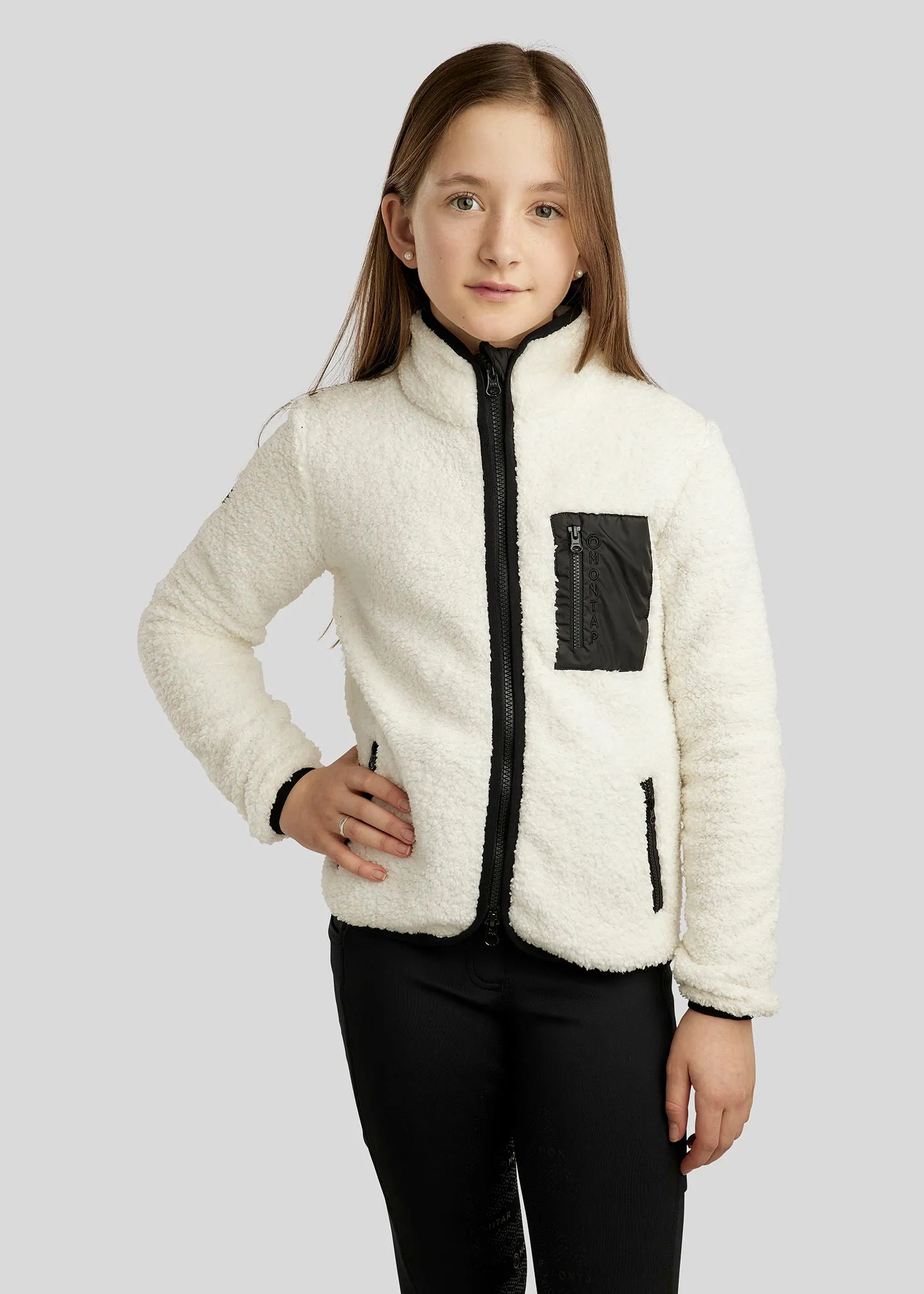 Junior MoLea Teddy Jacket - Black