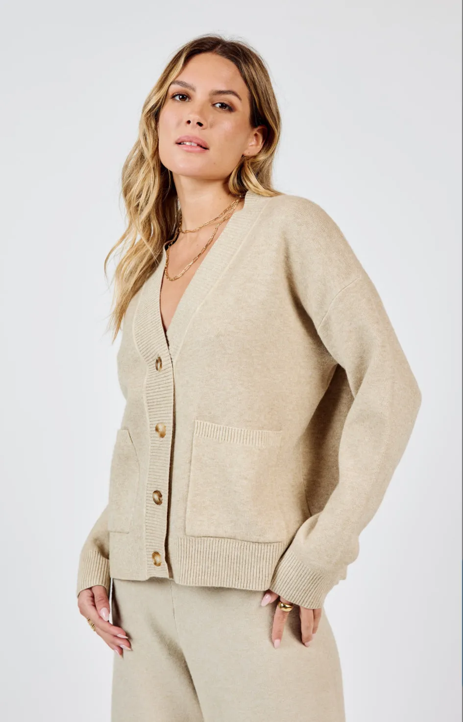 kelsie button cardigan