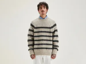 Lidon crew-neck sweater (242 / M / STRIPE A)