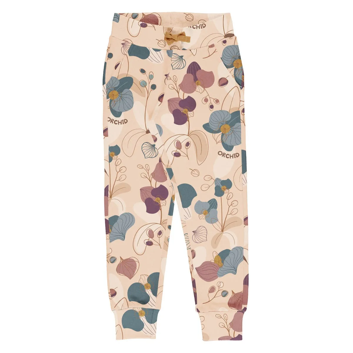 Meyadey Tropical Orchid Lined Slim Pants