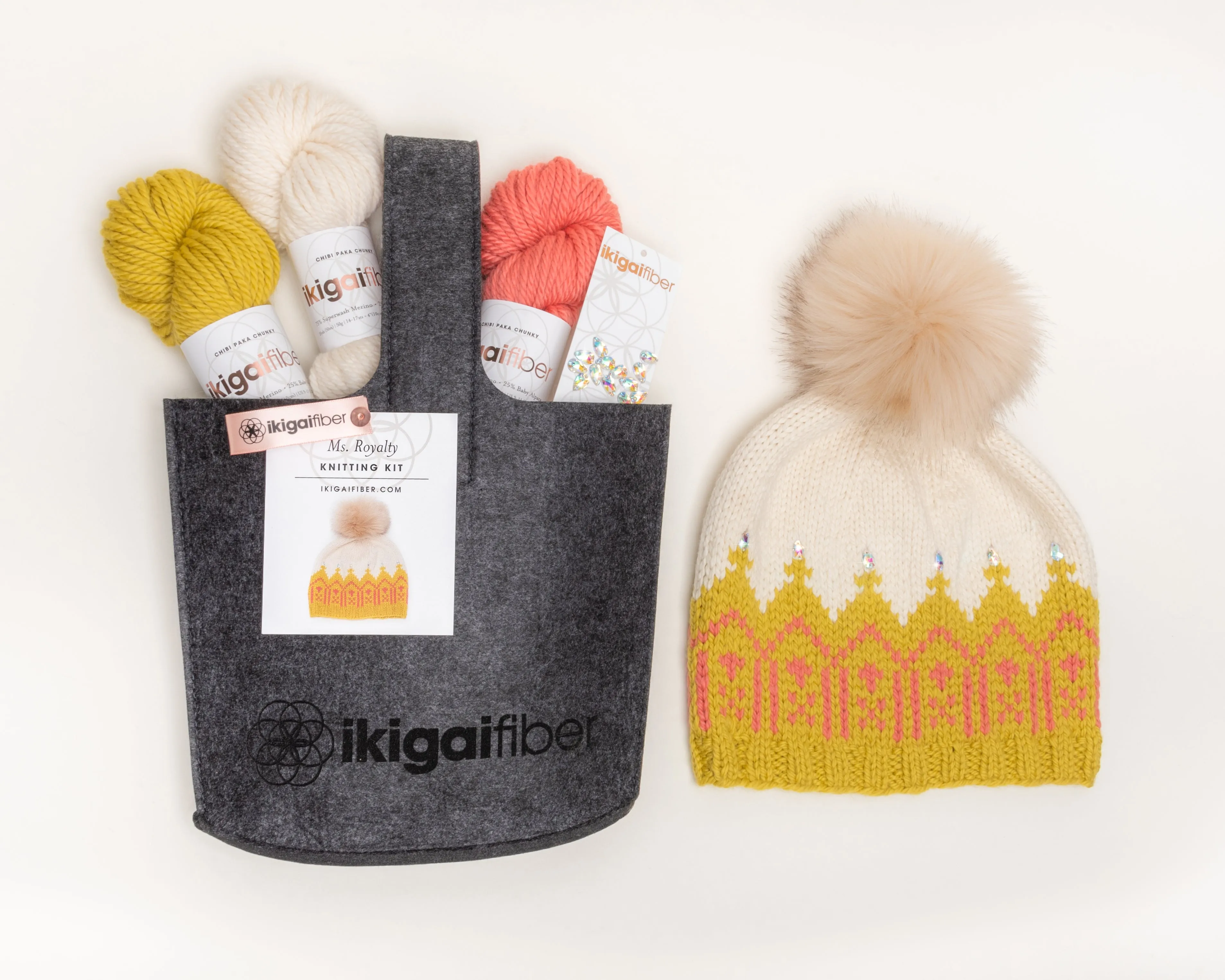 Ms Royalty Hat Knitting Kit