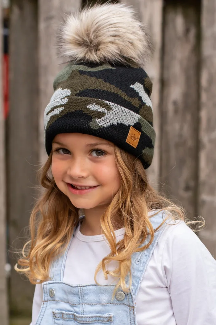 Nash Kids Camo Pom Hat