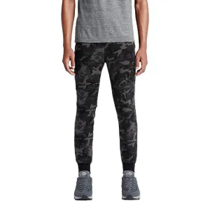 NIKE TECH FLEECE CAMO MEN'S TROUSERS - Medium Ash Black