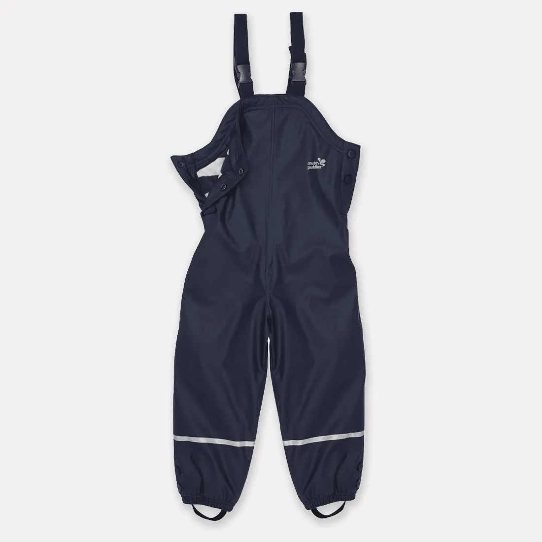 Puddleflex Waterproof Fleece Lined Dungarees Navy