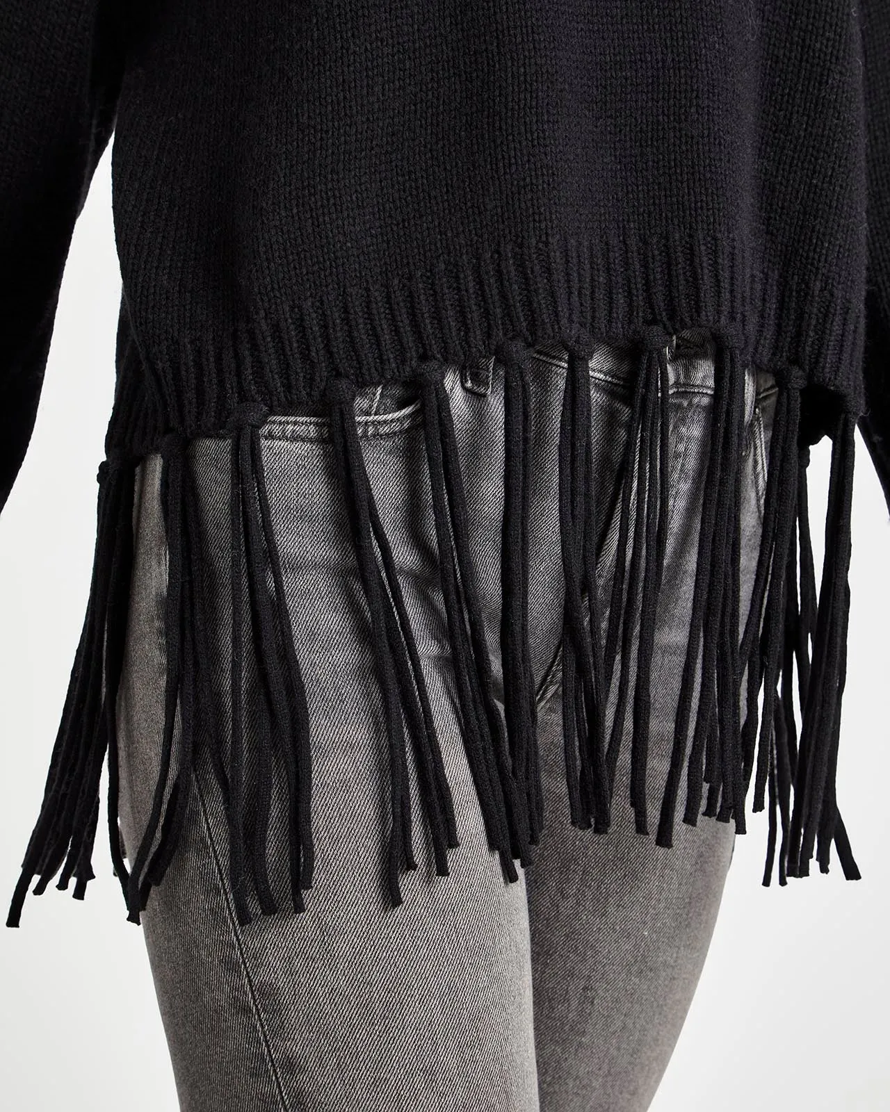 Riley Fringe Sweater