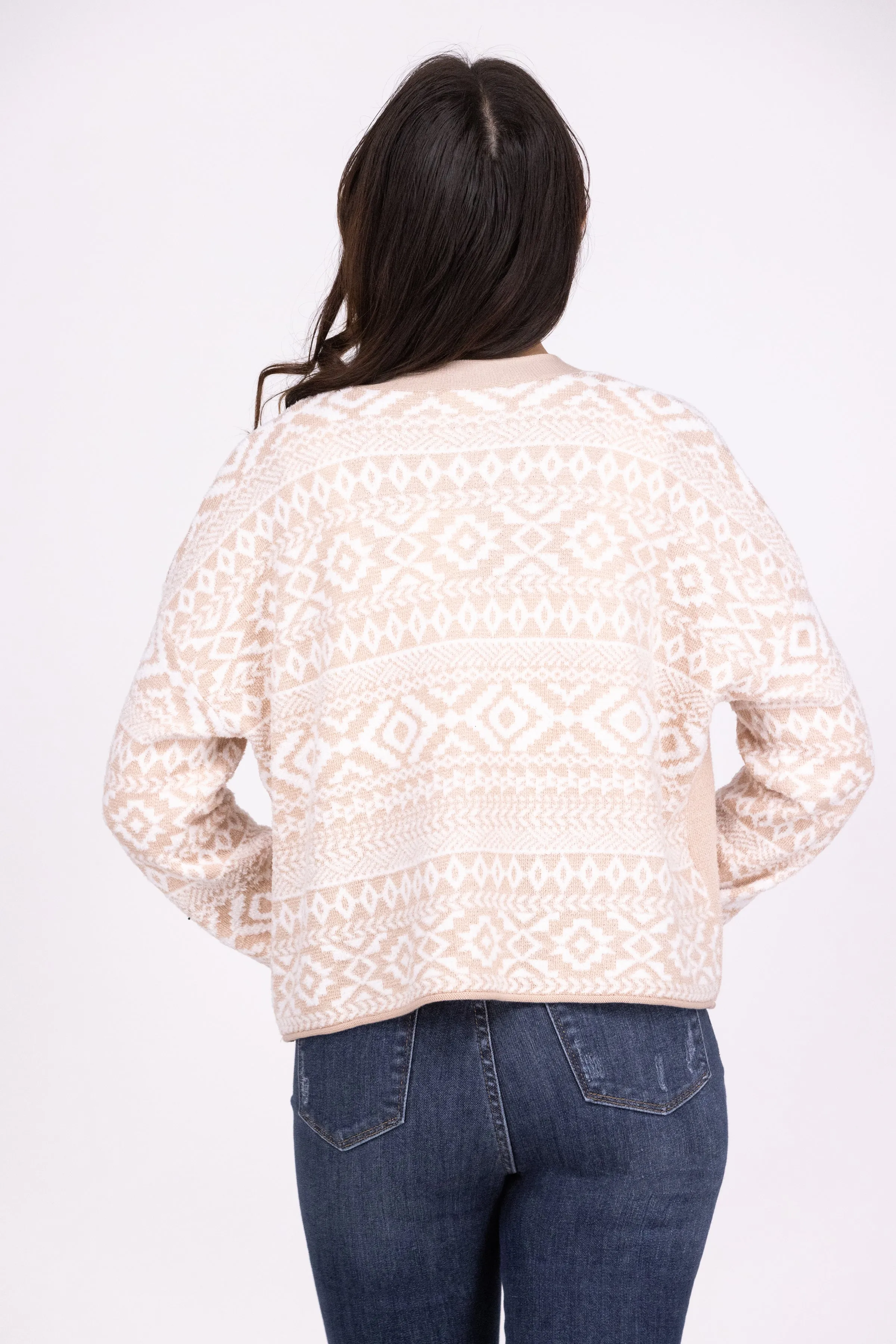 See What Happens Cropped Cardigan