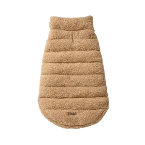 Snooza Dog Apparel Teddy Puffer Jacket Caramel Large ***