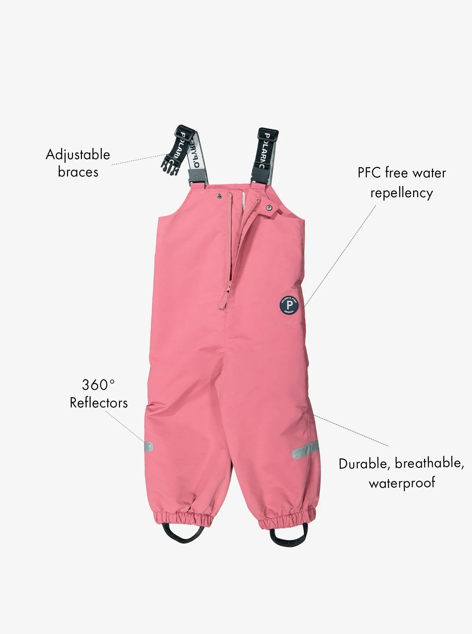 Waterproof Shell Baby & Kids Dungarees