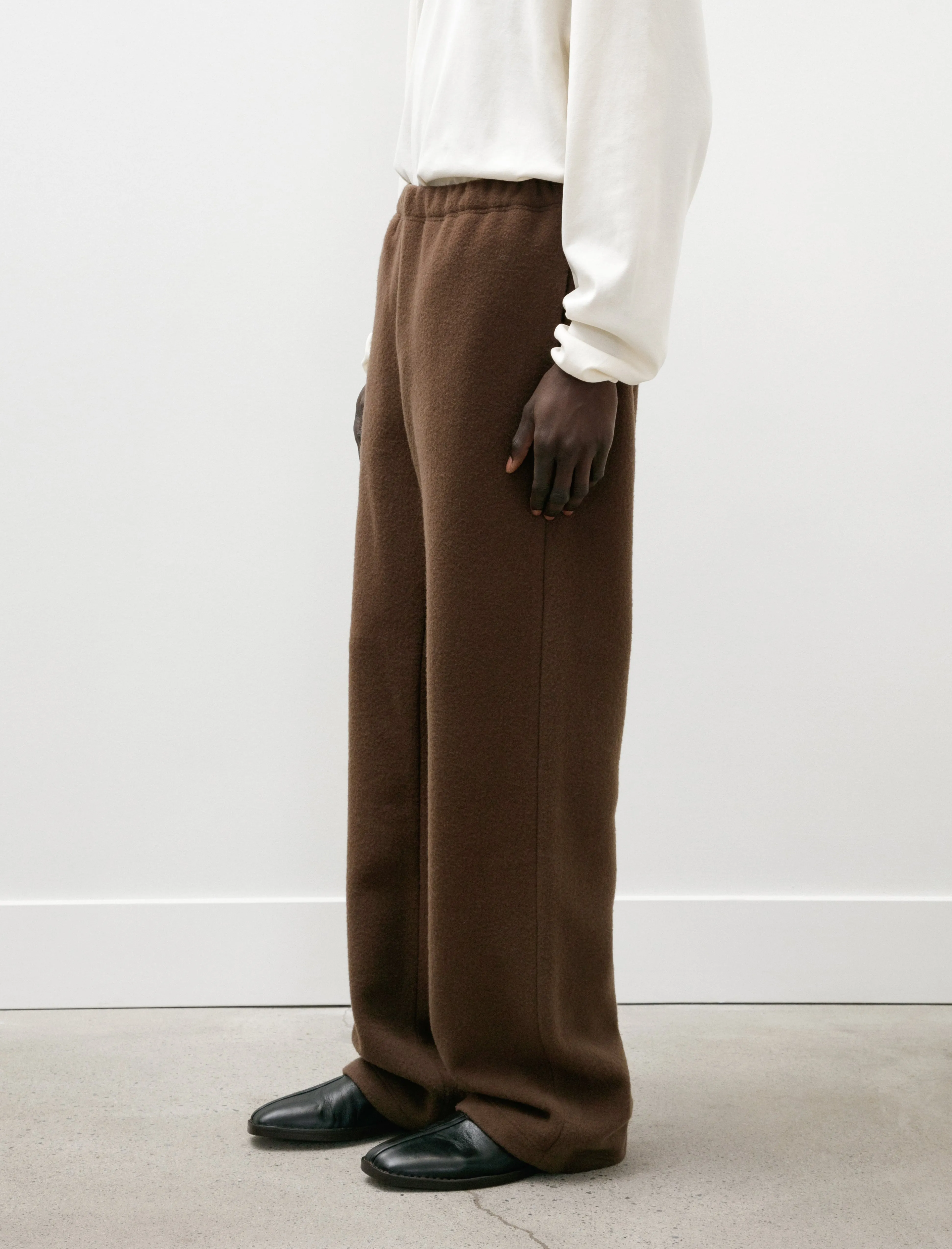 Wool Fleece Trousers Castoro